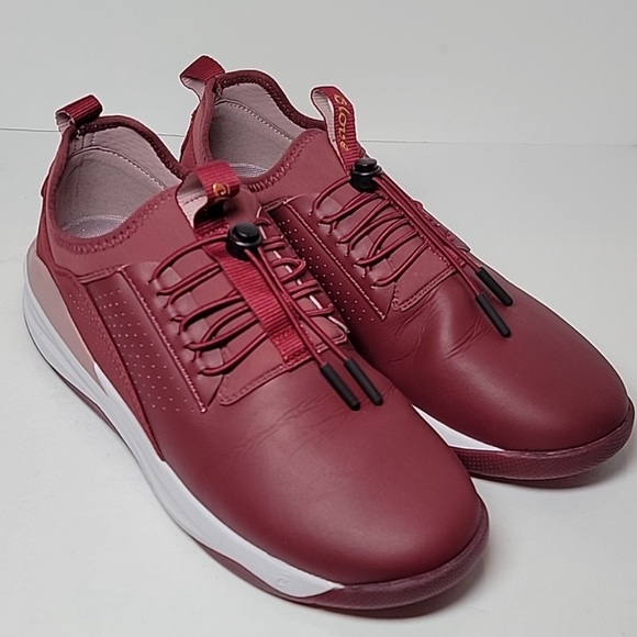 Clove Classic Healthcare Corino Fabric Sneakers Limited Edition Royal Maroon 8.5 - Picture 7 of 16